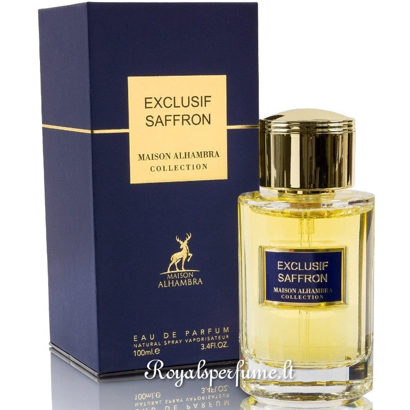 AlHambra Exclusif Saffron perfumed water unisex 100ml - Royalsperfume AlHambra Perfume
