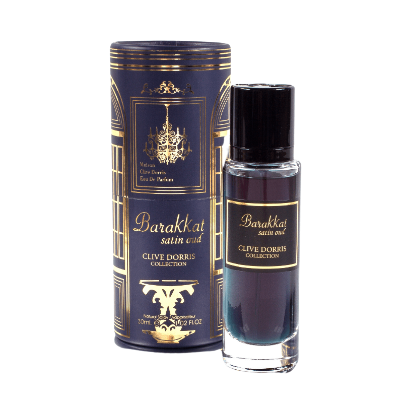 Clive Dorris Barakkat satin oud perfumed water unisex 30ml - Royalsperfume Clive Dorris Perfume