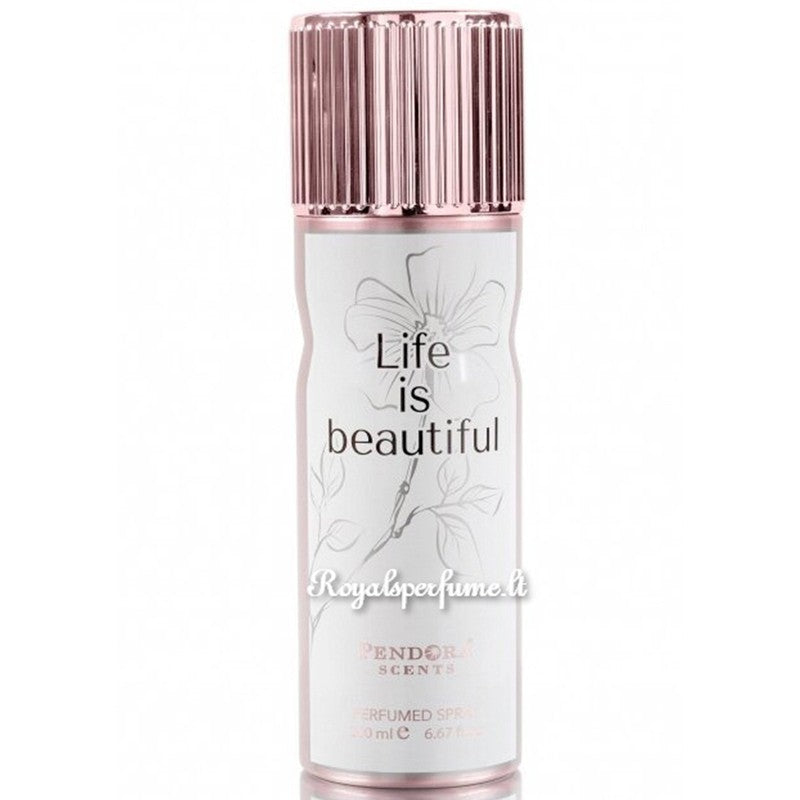 PENDORA SCENT Life Is Beautiful perfumed deodorant for women 200ml - Royalsperfume PENDORA SCENT Deodorants