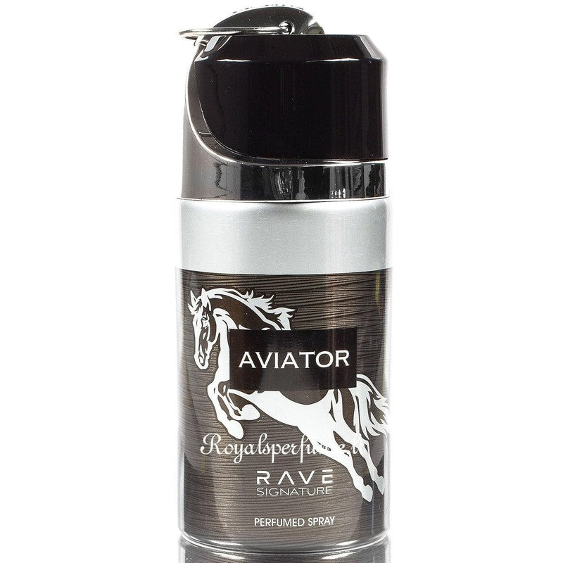 RAVE Aviator perfumed deodorant for men 250ml - Royalsperfume RAVE Deodorants