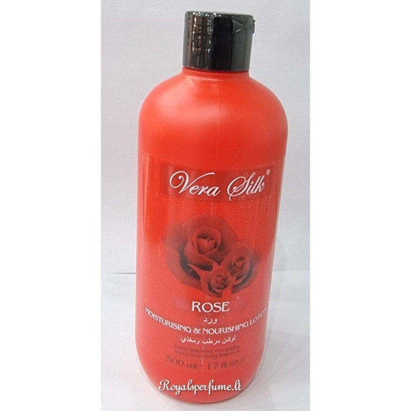 Vera Silk Rose moisturizing and nourishing body lotion 500ml - Royalsperfume Vera Silk All